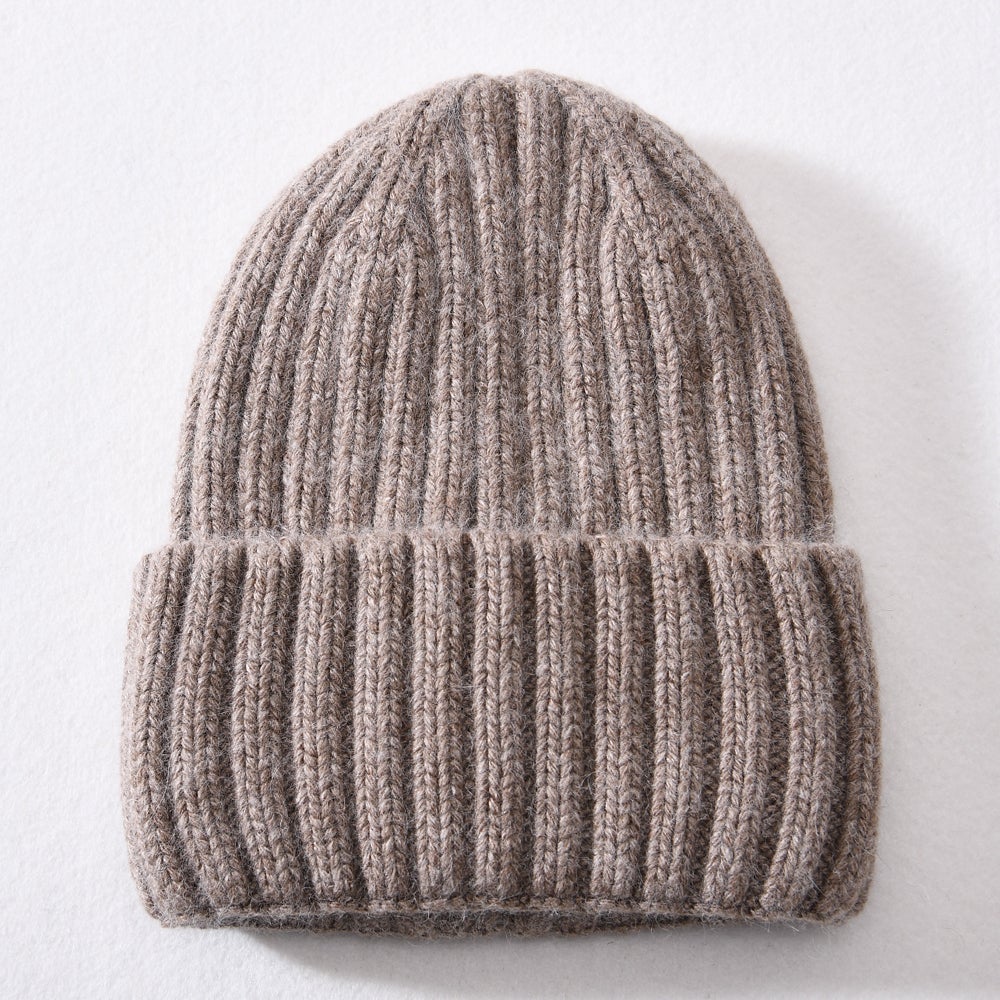 Satin Lined Beanie - Taupe