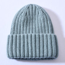 Load image into Gallery viewer, Satin Lined Beanie - Dusty Blue
