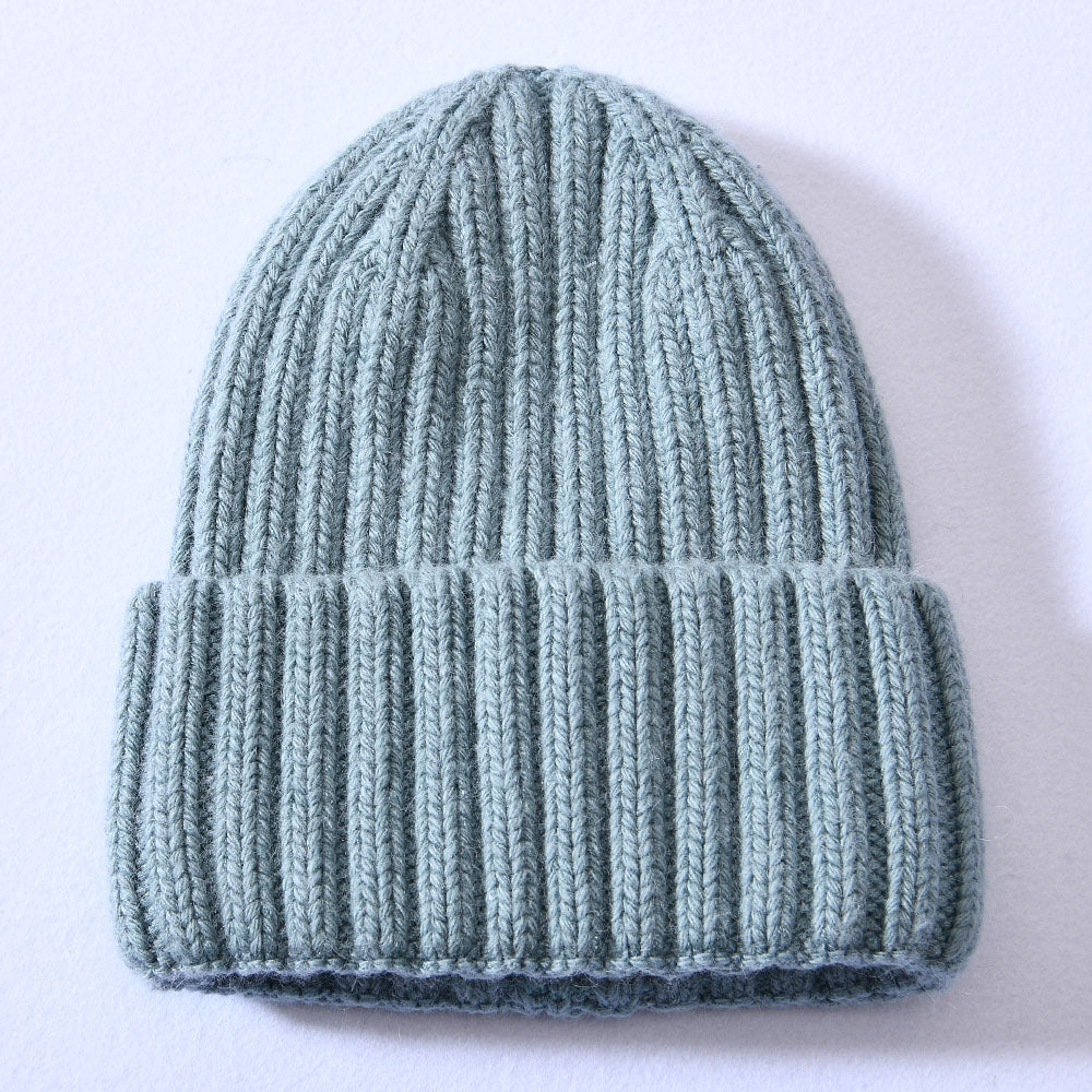 Satin Lined Beanie - Dusty Blue